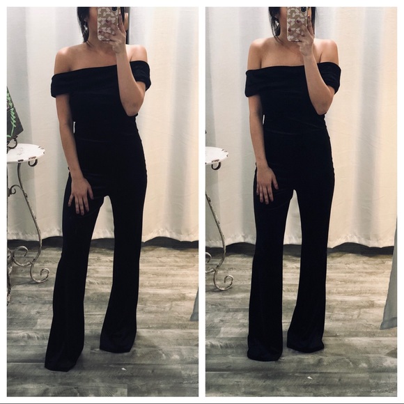 Velvet Jumpsuit - Picture 1 of 1